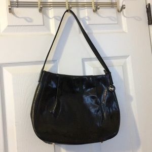 Monsac- black leather purse